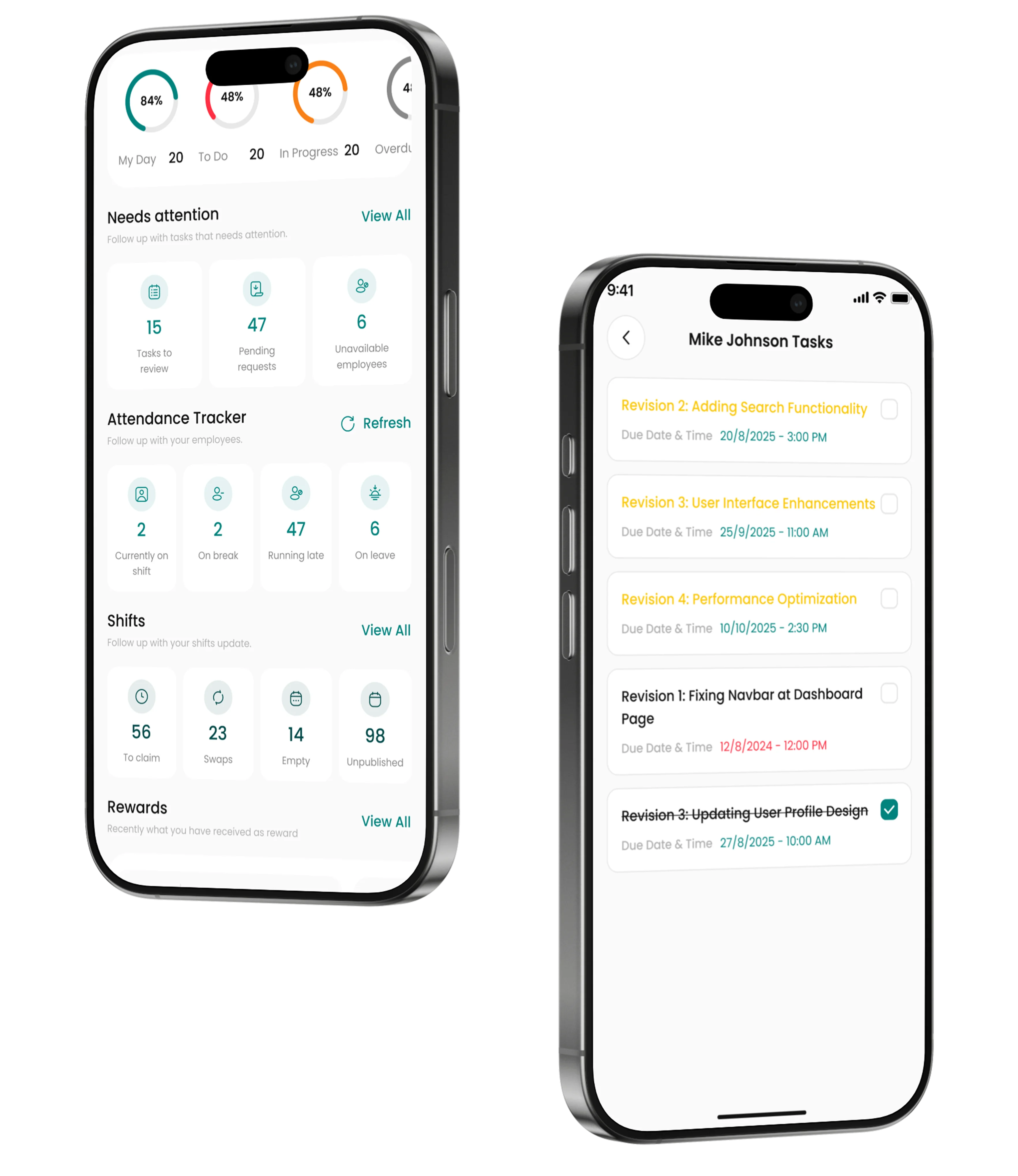 Review tasks when needed—keep rewards credible.